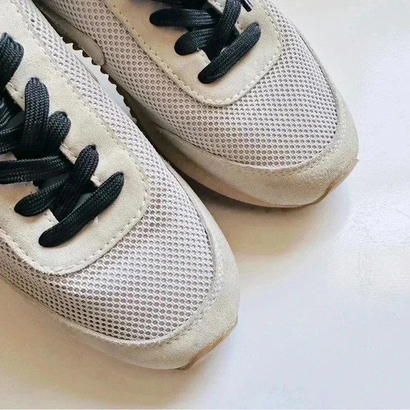 Rag & Bone Retro Runner Suede/Leather Trimmed Recycled Mesh Sneakers - Picture 6 of 10